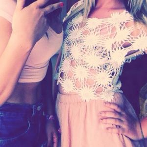 LF crochet crop top